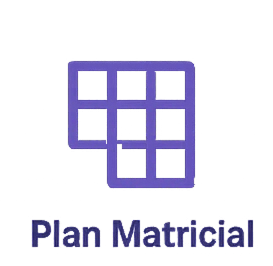 Icono de Plan Matricial (Matrix Plan)
